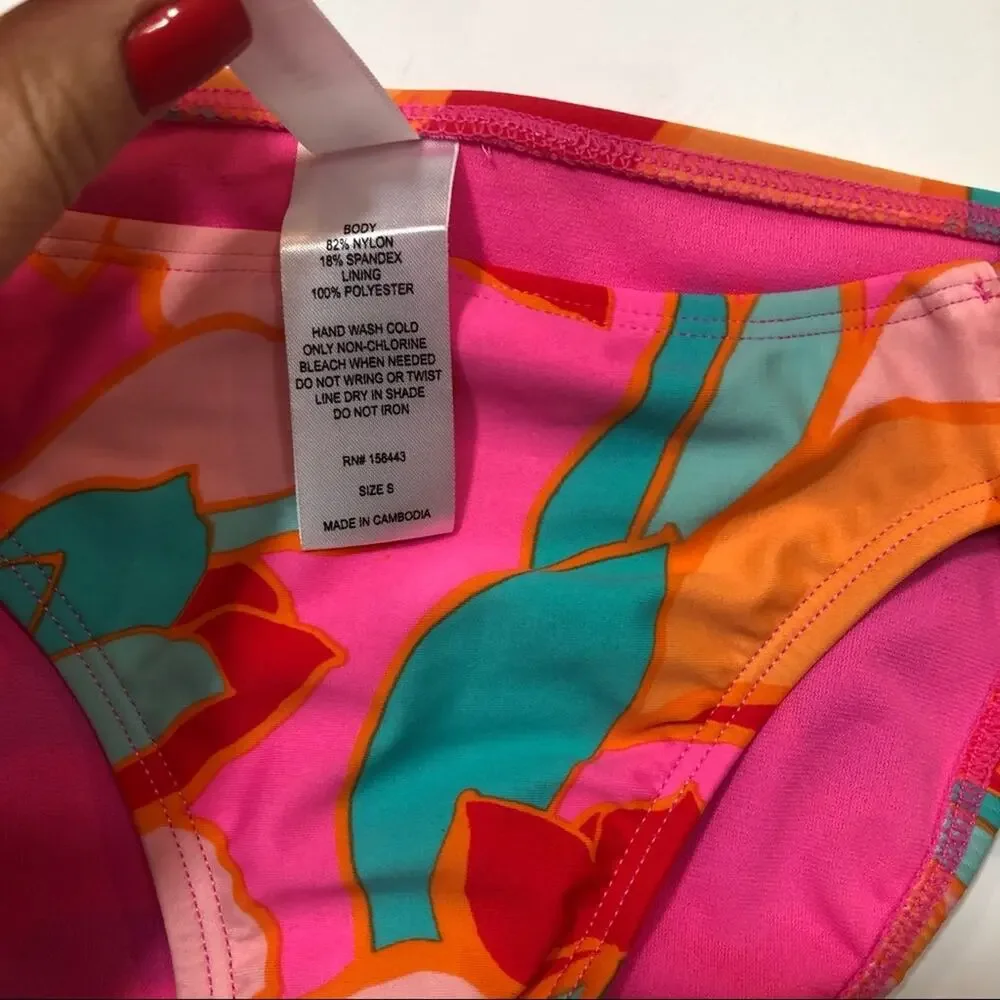Hula Honey RED MULTI Bikini swim Bottom